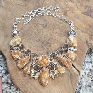 Statement Gemstone Necklace